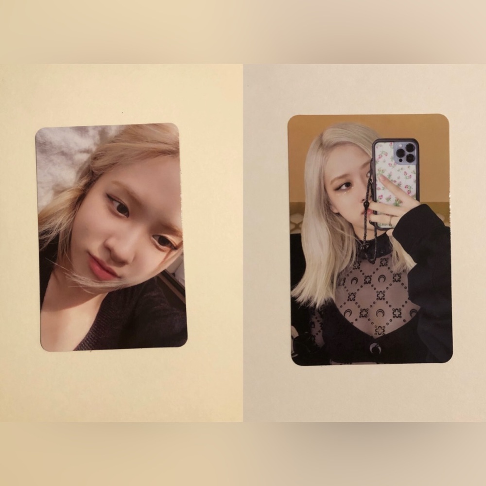 BLACKPINK BORNPINK ROSÉ PHOTOCARD